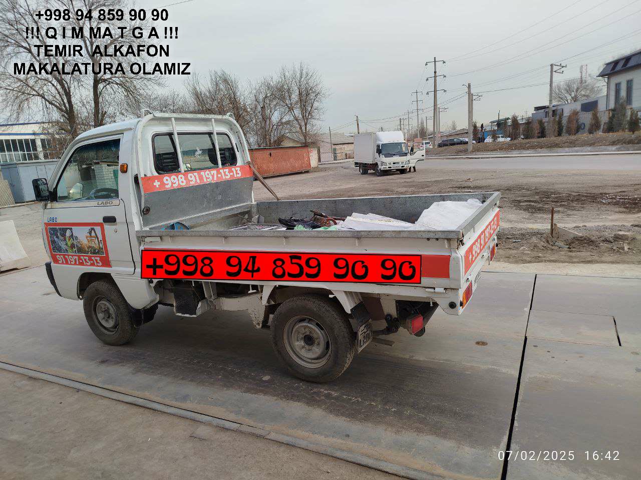 Metallolom qabul qilish Yuqorichirchiq