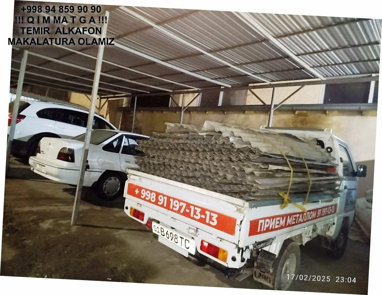 Metallolom qabul qilish Boka