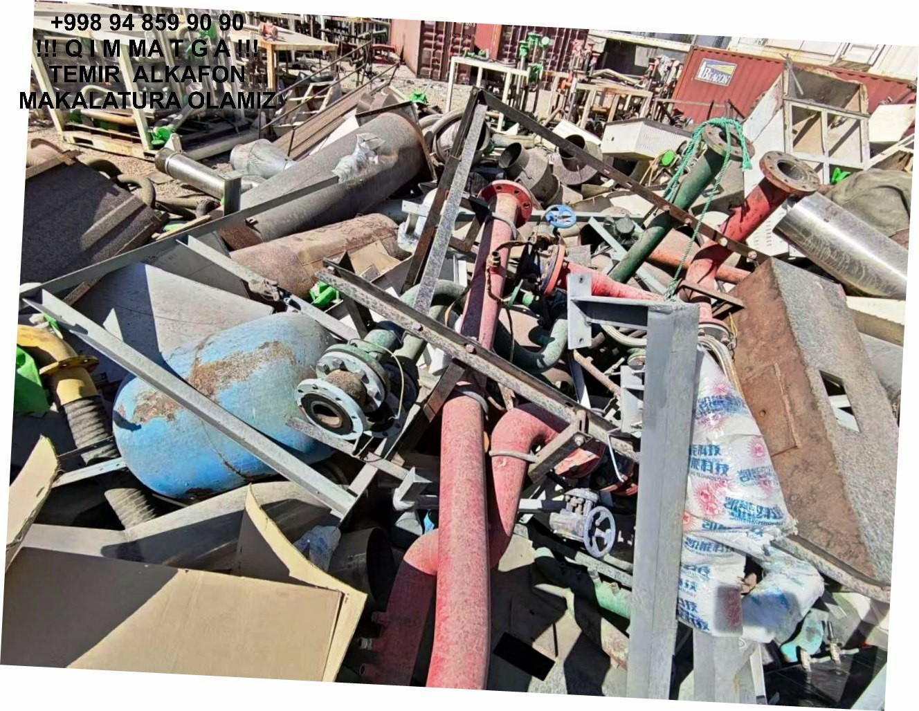 Metallolom qabul qilish Toshkent Tumani